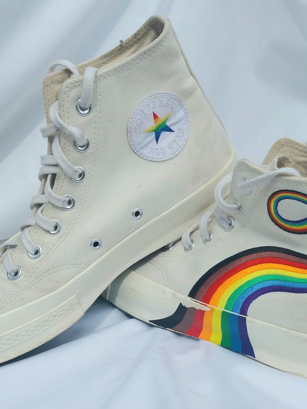 Limited Editiom  Converse Chuck Taylors High Tops Unisex Men 9.5 Women 11.5 - Picture 4 of 8